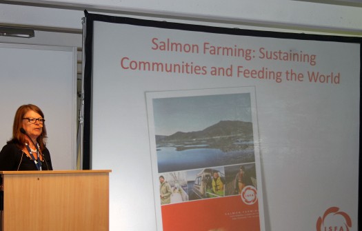 Nell Halse, VP Communications at Cooke Aquaculture and a member of the International Salmon Farmers Association